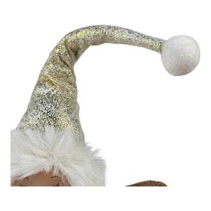 Ángel Decorativo con Alas Doradas – 50 cm