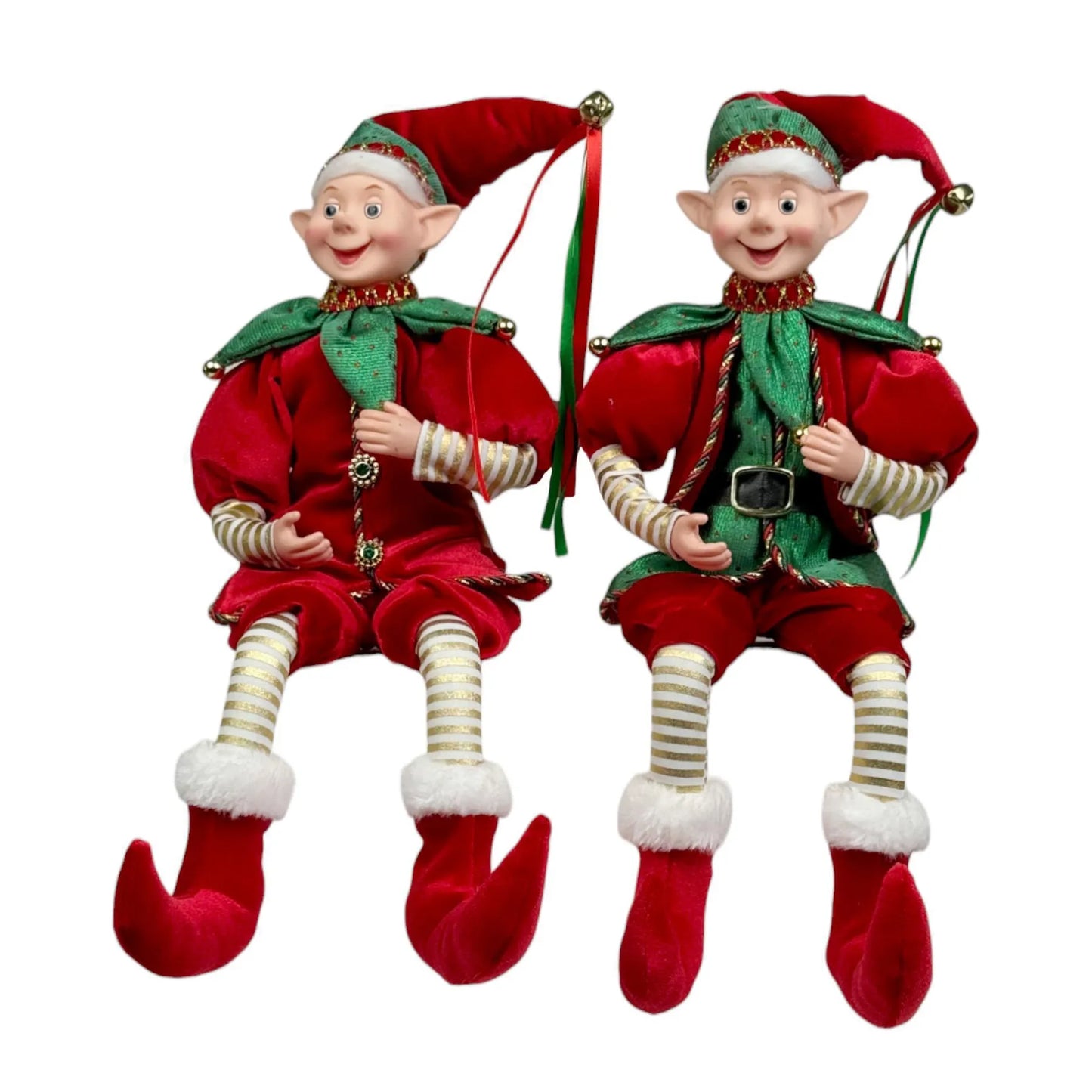 Juego de Elfos Decorativos – 2 Piezas