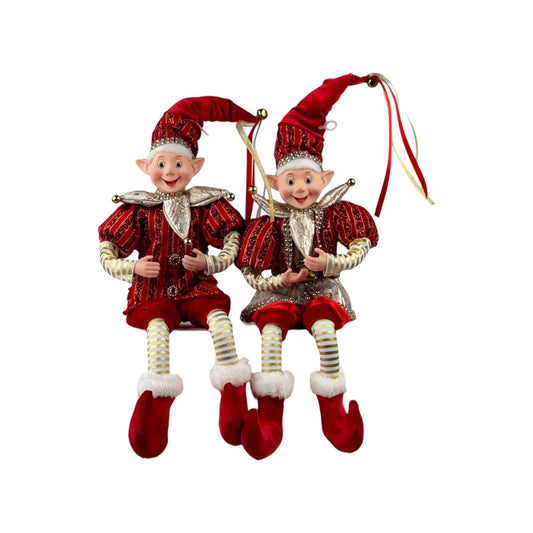 Juego de Elfos Decorativos – 2 Piezas