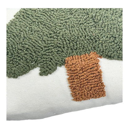 Cojín Decorativo con Árbol Navideño - 45 cm