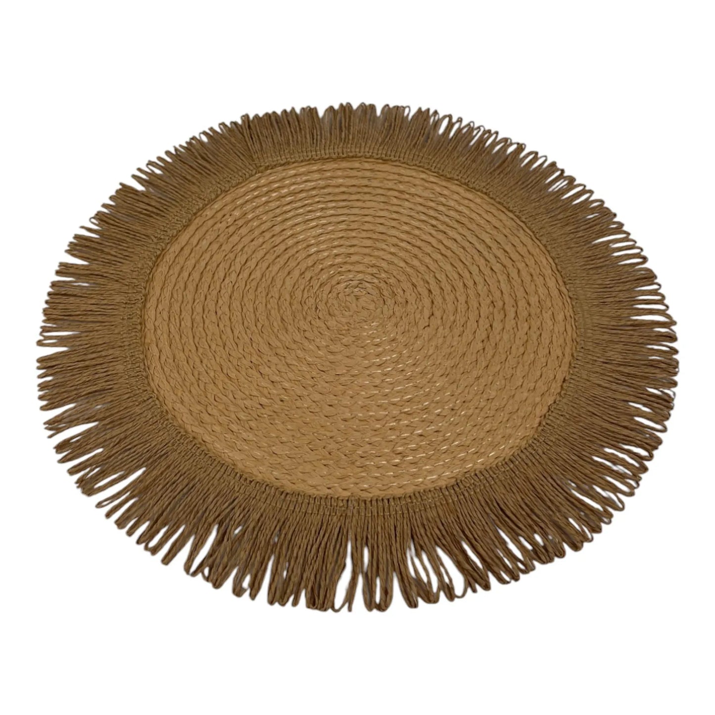 Individual Redondo con Flecos – 38 cm