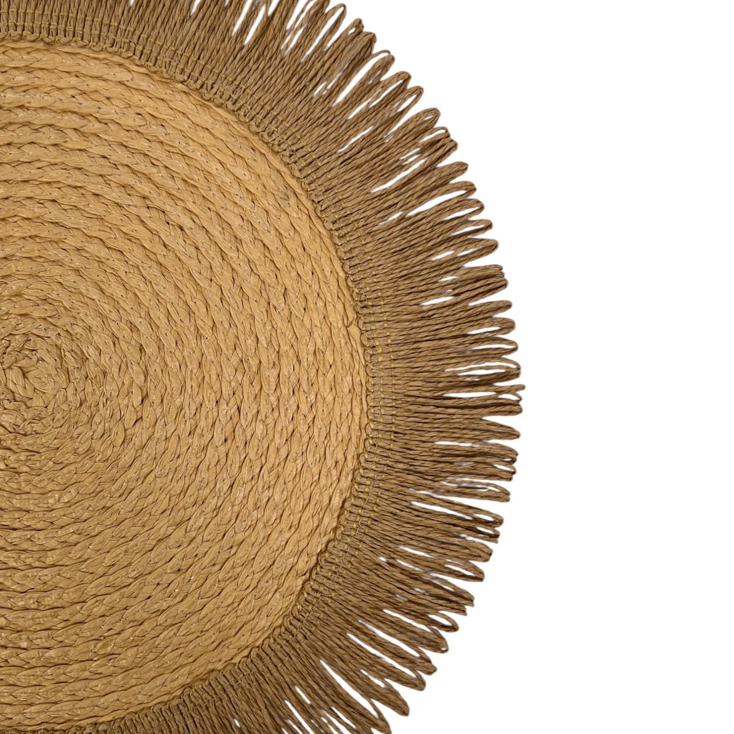 Individual Redondo con Flecos – 38 cm