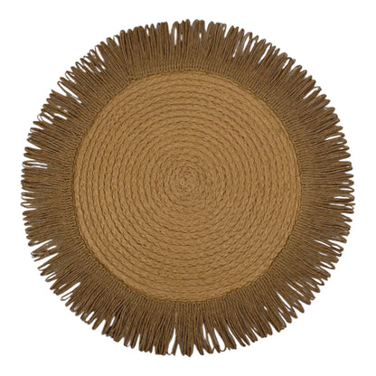 Individual Redondo con Flecos – 38 cm