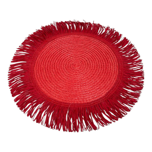 Individual Redondo con Flecos – 38 cm