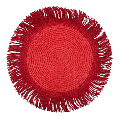 Individual Redondo con Flecos – 38 cm