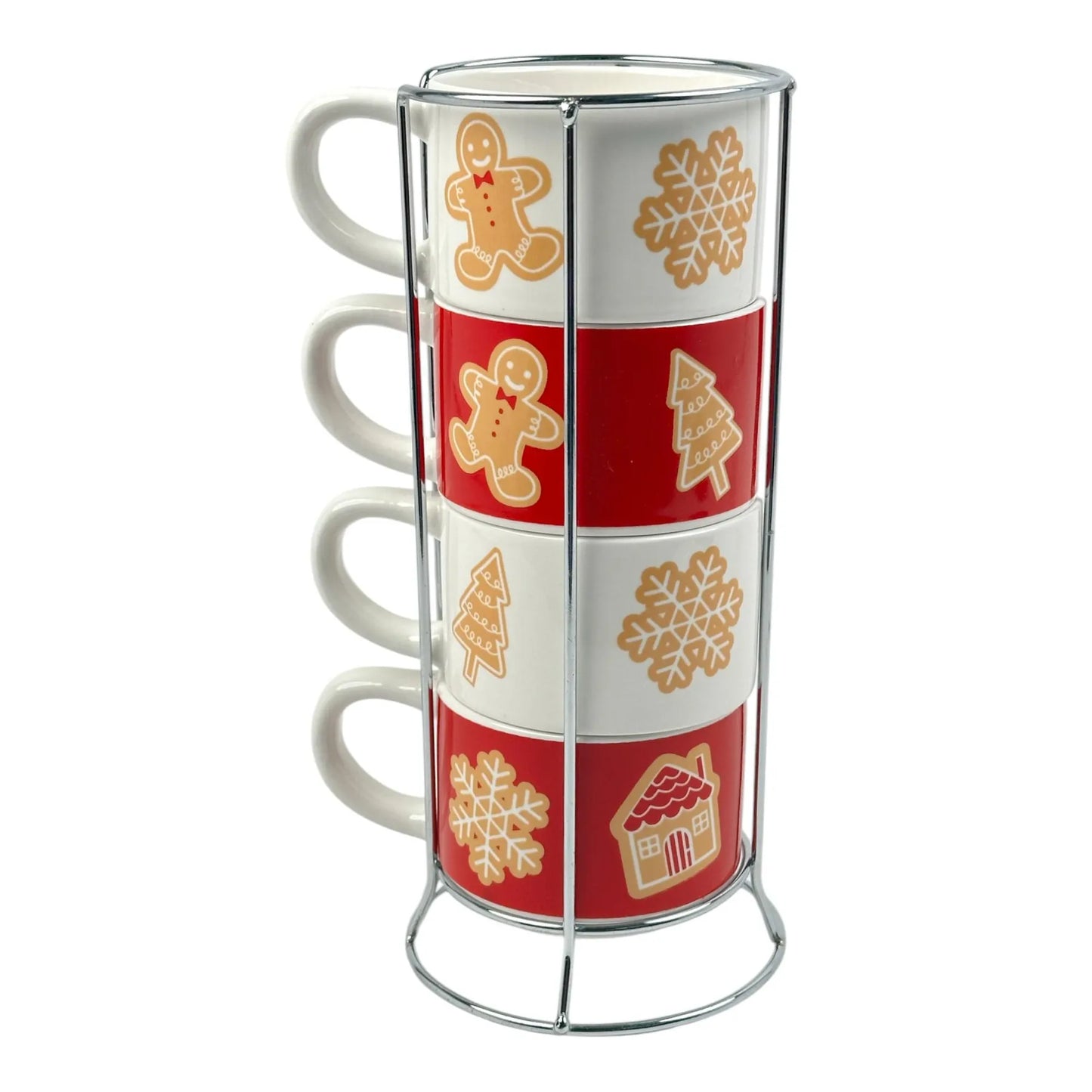 Juego de Tazas Navideñas 4 piezas - 10 oz