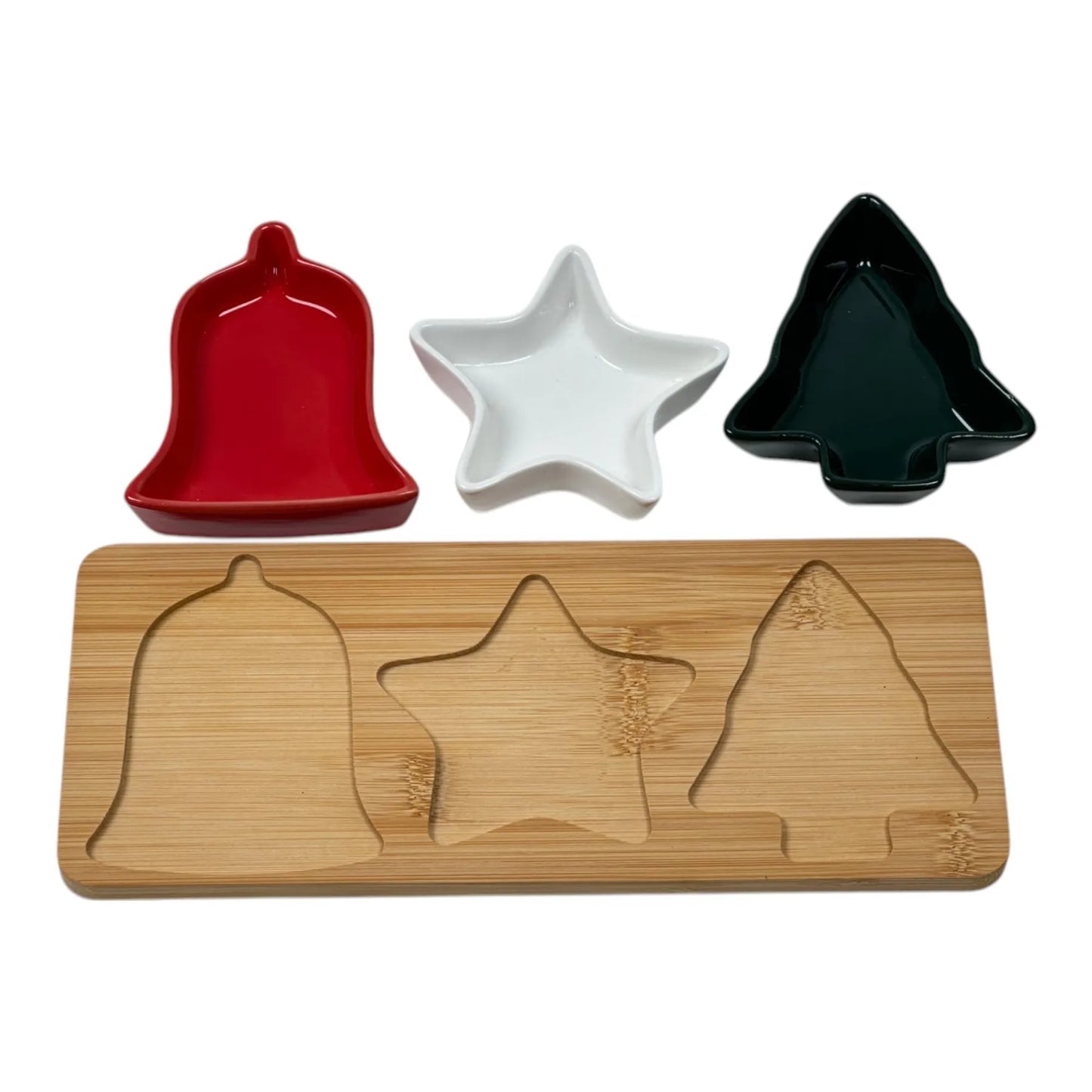 Juego de Platos con Bandeja – 4 Piezas