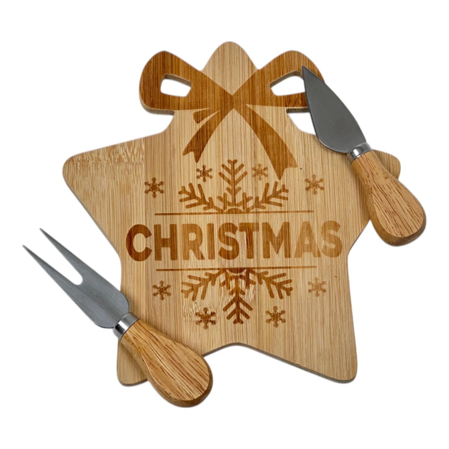 Juego de Tabla para Queso Navideño – 3 Piezas