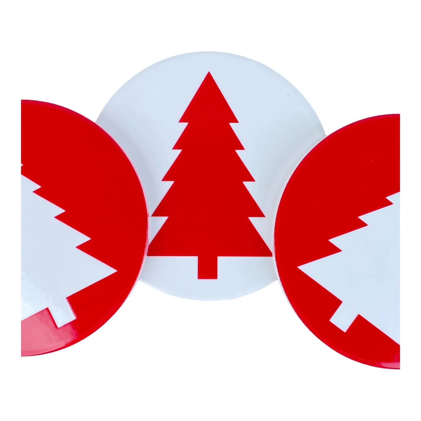 Juego de Portavasos Navideños - 4 Piezas