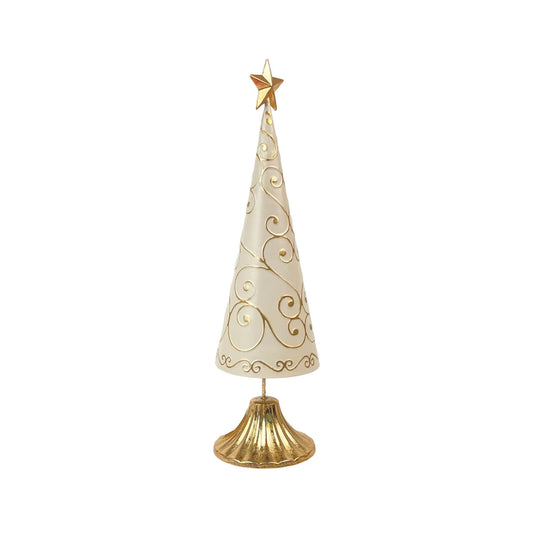 Árbol Decorativo de Hierro con Estrella 12.5×12.5×46 cm