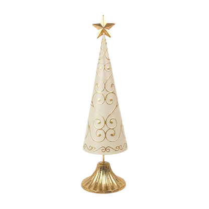Árbol Decorativo de Hierro con Estrella 12.5×12.5×46 cm