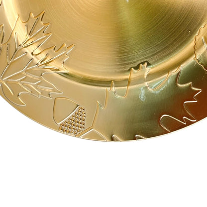 Portaplato Decorativo Dorado -  33 cm