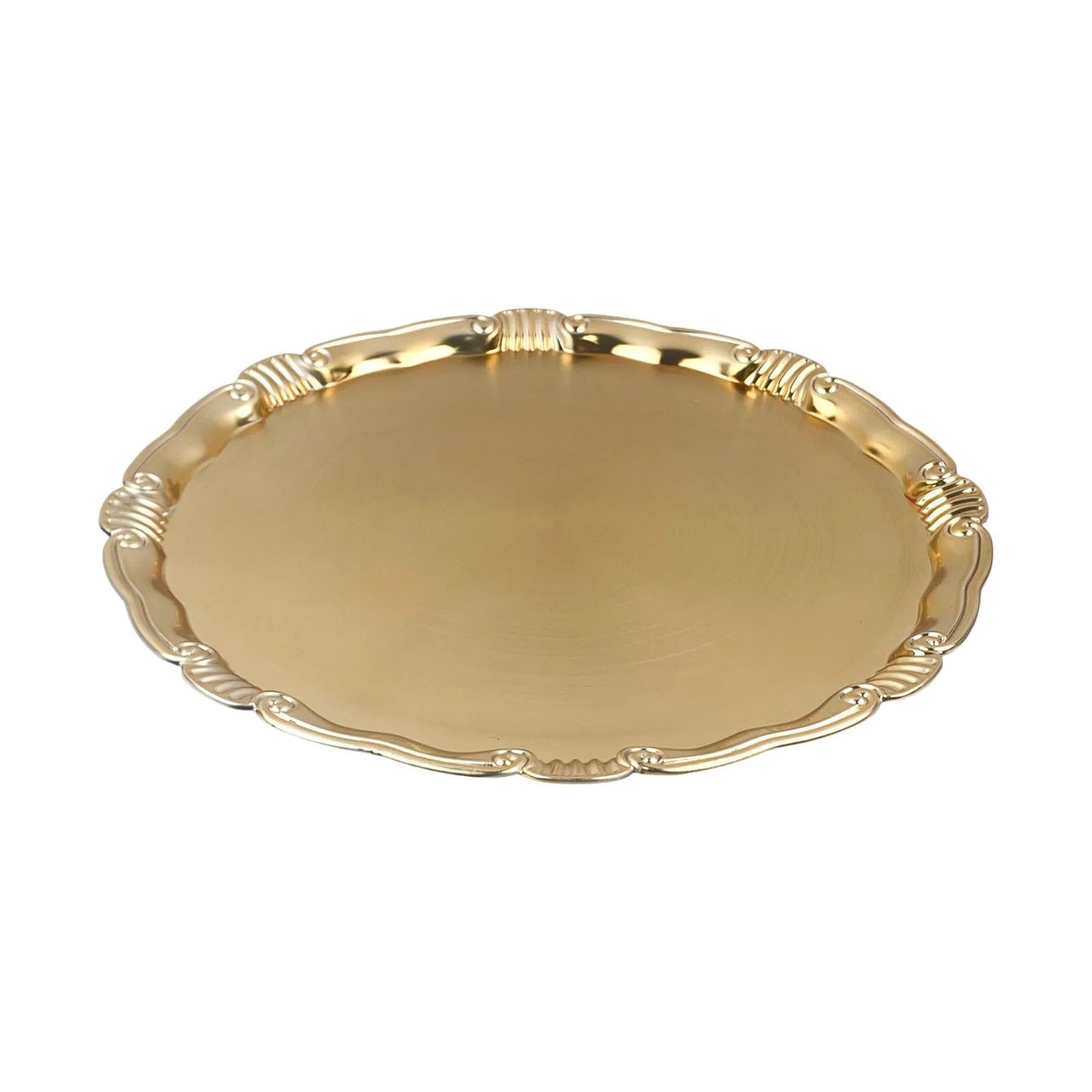 Portaplato Decorativo Dorado Champagne - 33 cm