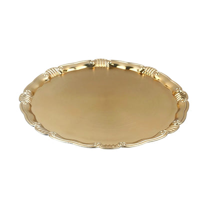 Portaplato Decorativo Dorado Champagne - 33 cm