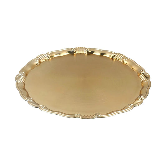 Portaplato Decorativo Dorado Champagne - 33 cm