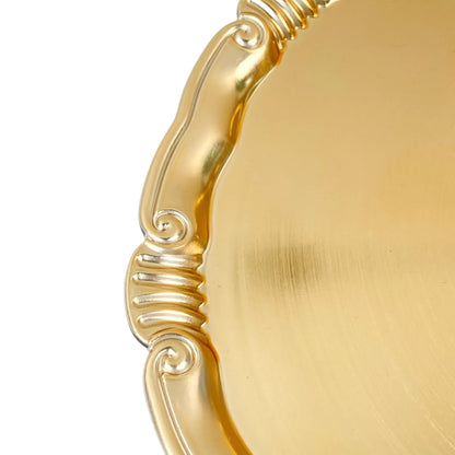 Portaplato Decorativo Dorado Champagne - 33 cm