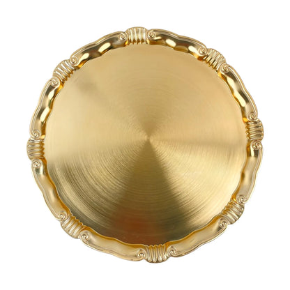 Portaplato Decorativo Dorado Champagne - 33 cm