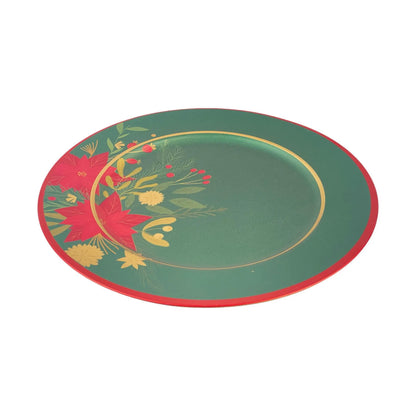 Portaplato Decorativo Navideño - 33 cm