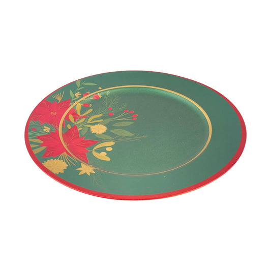 Portaplato Decorativo Navideño - 33 cm