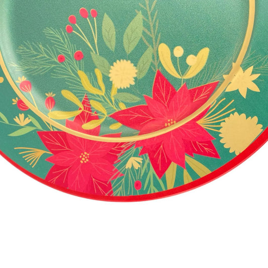 Portaplato Decorativo Navideño - 33 cm