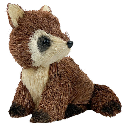 Mapache Decorativo Natural - 18.5 cm