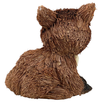 Mapache Decorativo Natural - 18.5 cm