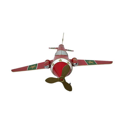 Avión Decorativo Navideño - 104 cm