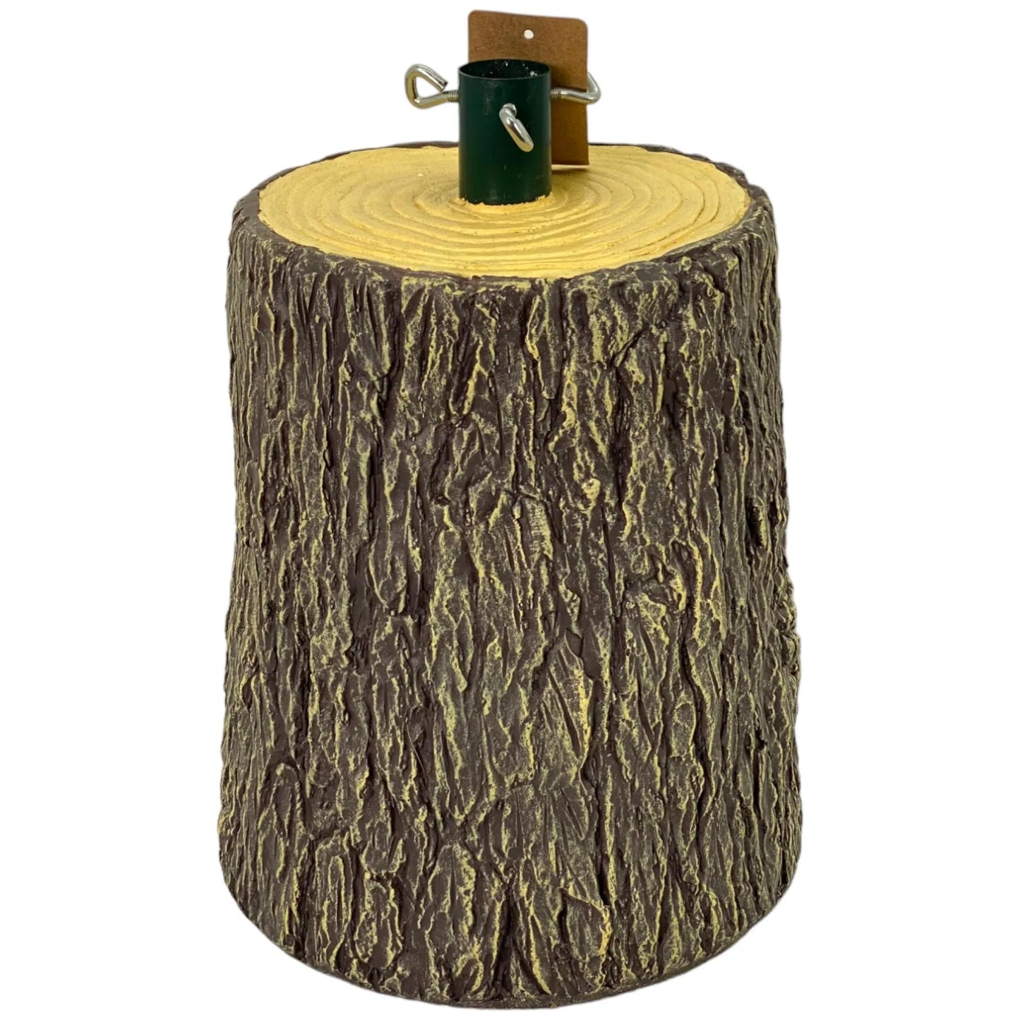 Base Decorativa para Árbol de Navidad – Tronco de Madera
