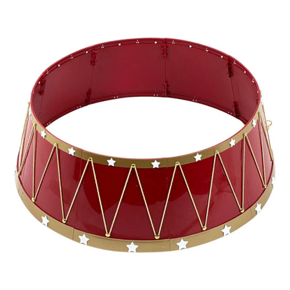 Base de Árbol Navideña en Forma de Tambor - 65 cm