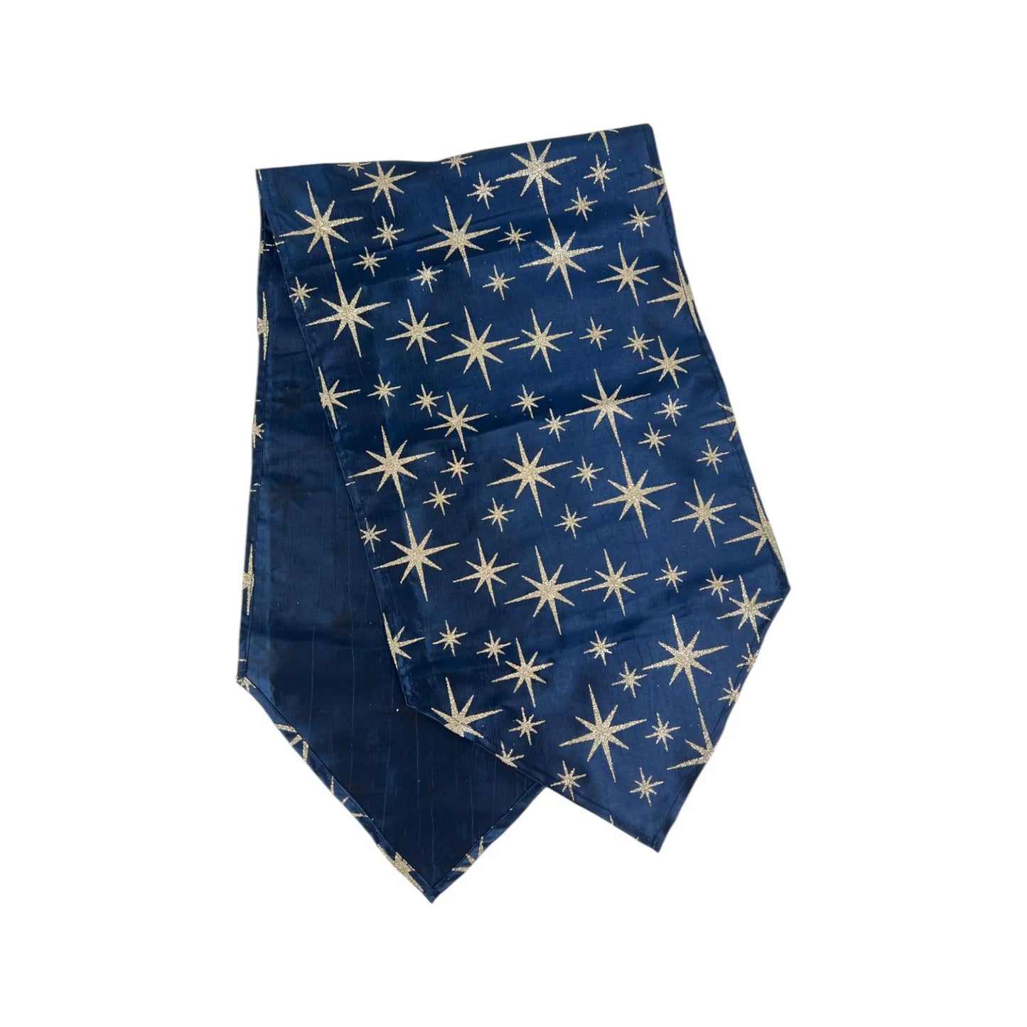 Camino de mesa con estrellas doradas - 150 cm