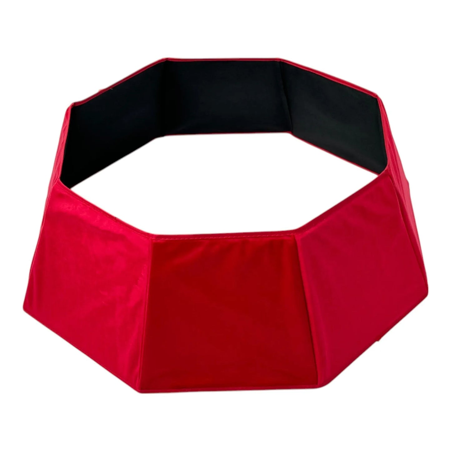 Base de árbol con copos dorados