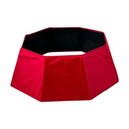 Base de árbol con copos dorados