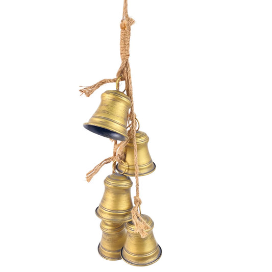 Cascabeles colgantes dorados