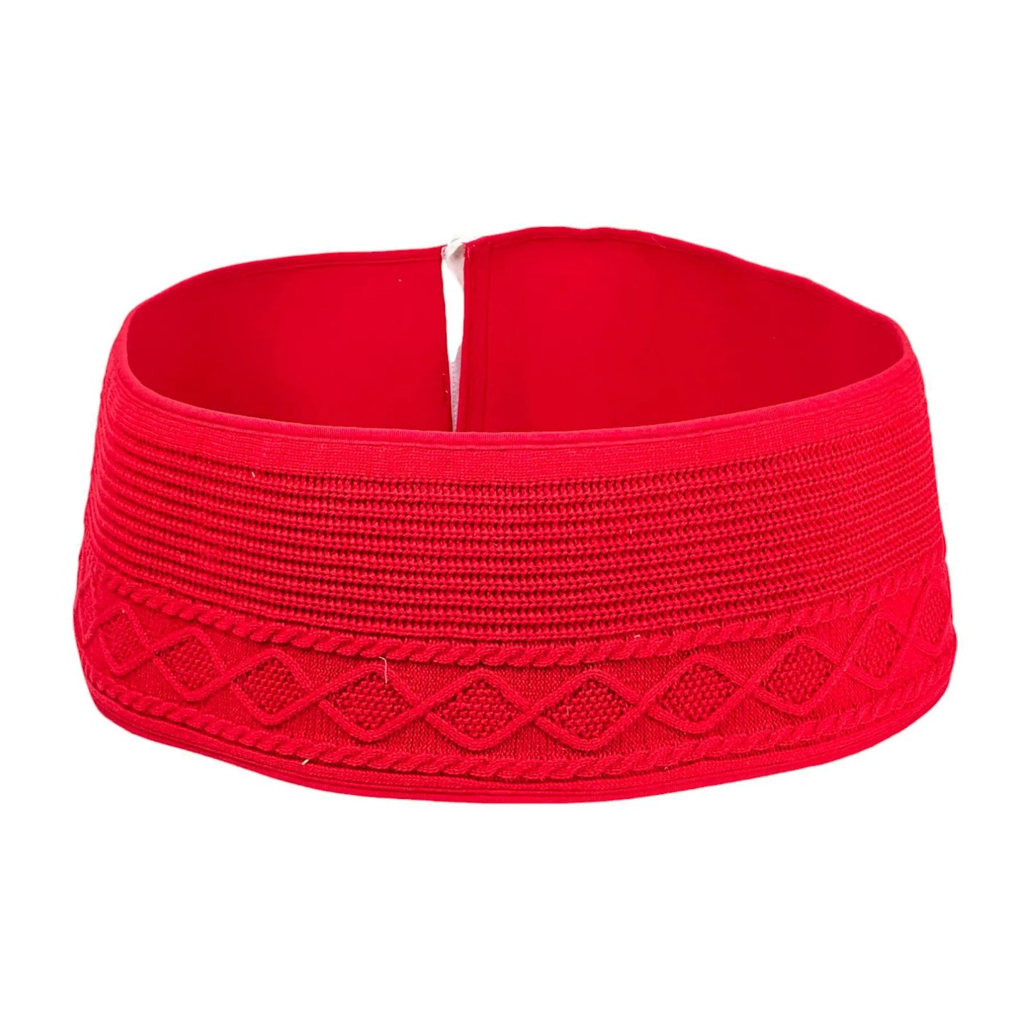 Falda Roja para árbol con detalle textil