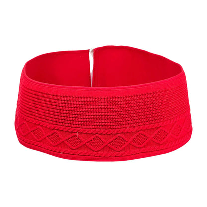 Falda Roja para árbol con detalle textil