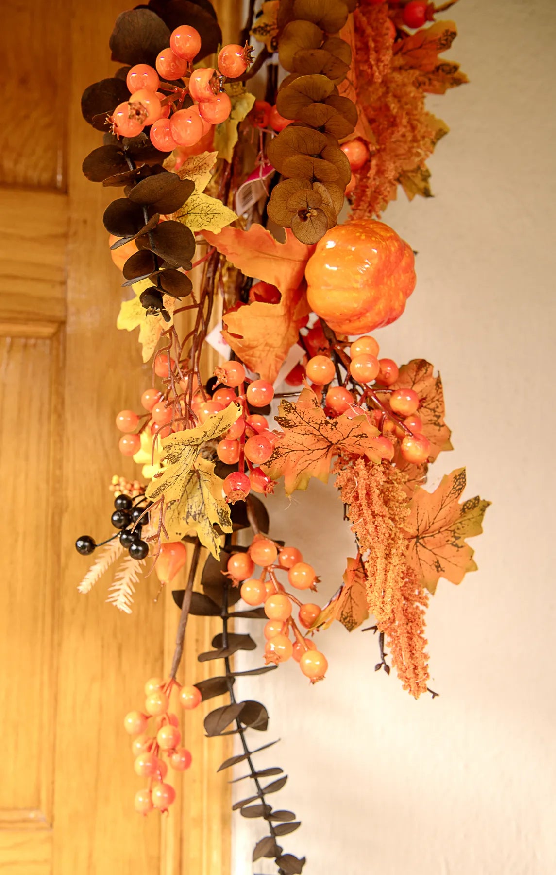 Vara Dólar Eucalipto Artificial Morado 85 cm.