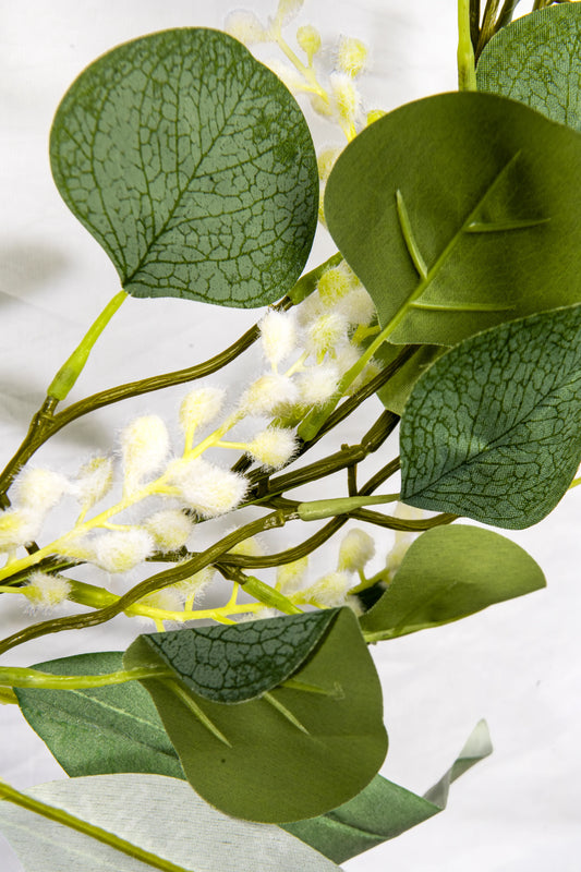 Guirnalda Decorativa Artificial de Hojas Verdes 180 cm – Follaje Sintético Realista para Interior