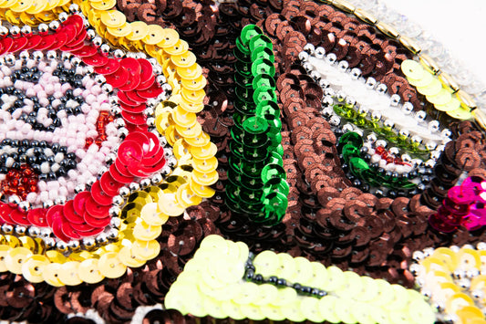 Aplicación de Lentejuela Águila Multicolor Decorativa | Ideal para Ropa, Accesorios y Proyectos DIY