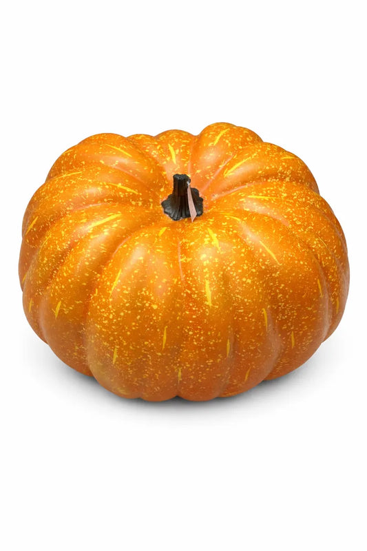 Calabaza decorativa naranja gigante de 56 x 51 x 47 cm