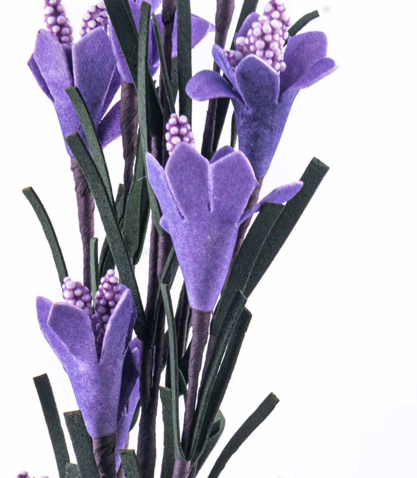 Vara Decorativa con Follaje y Flor Artificial Amarilla 70 cm | Ideal para Arreglos Florales y Decoración Interior