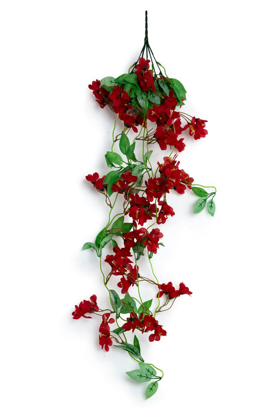 Follaje Artificial Arvejillas Rojas 90 cm