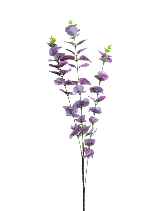 Vara Dólar Eucalipto Artificial Morado 85 cm.