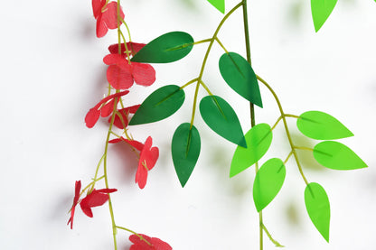 Ramo Wisteria Roja 146 cm