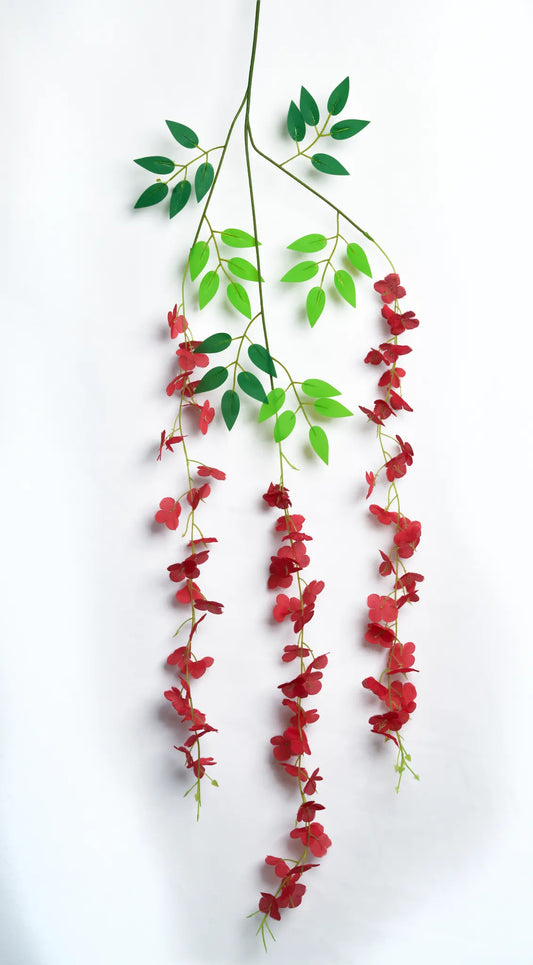 Ramo Wisteria Roja 146 cm