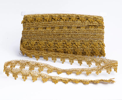 Galón Metálico Dorado 2.5 cm – Rollo de 27 Metros