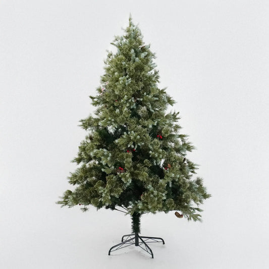 Árbol de Navidad con Piñas y Berries – 210 cm