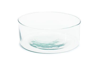 Cilindro de Vidrio Transparente 20x7.5 cm