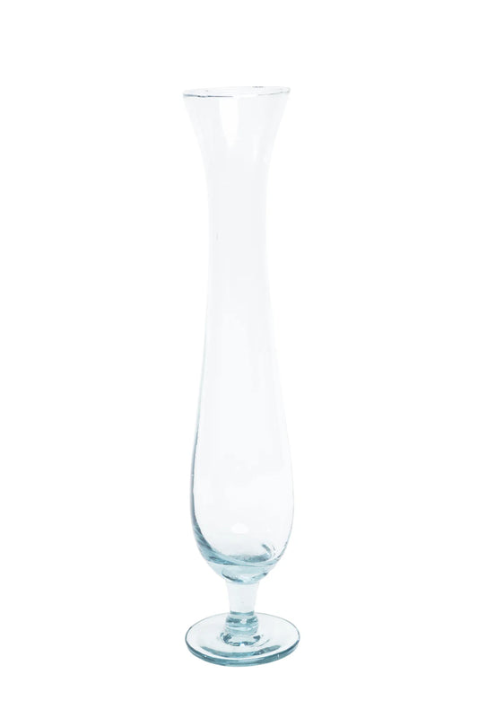Violetero de Vidrio – Gota Transparente 6x26